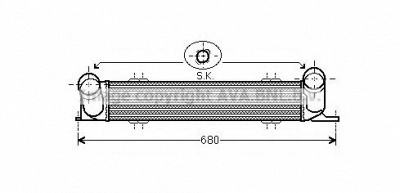 AVA QUALITY COOLING bw4378 -  Интеркулер